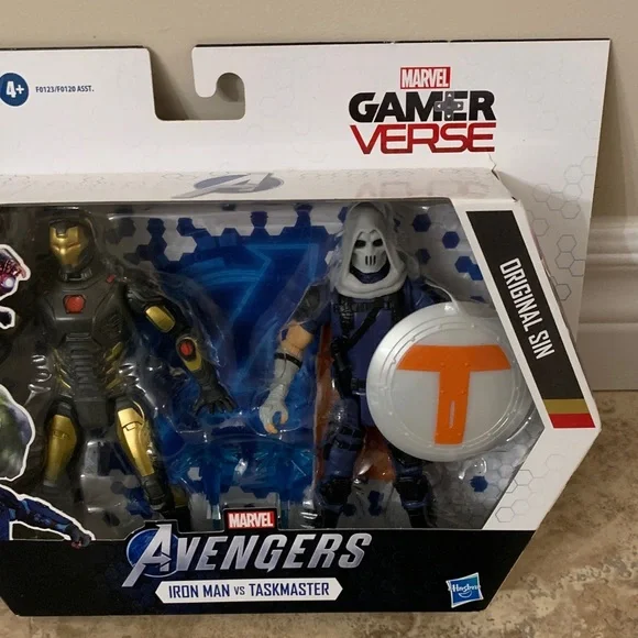 Marvel Gamerverse Avengers Iron Man and Taskmaster Figures NEW Original Sun - Picture 3 of 12